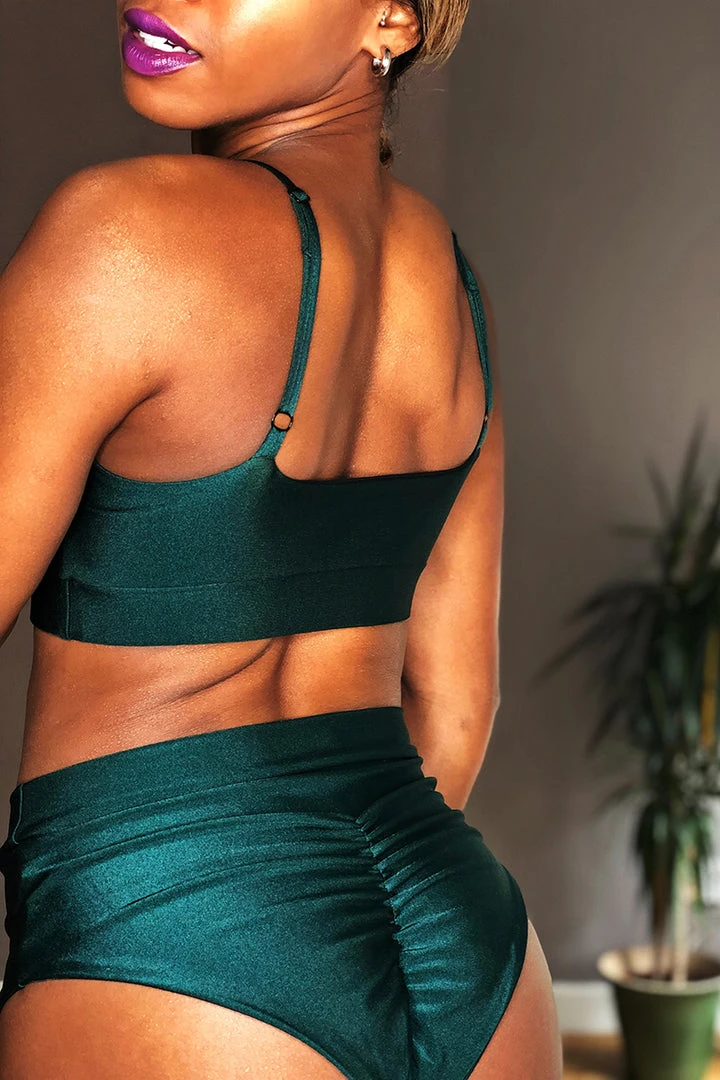 REV ACTIV Bomb Garter Shorts - Bottle Green 7 REV ACTIV Bomb Garter Shorts - Bottle Green