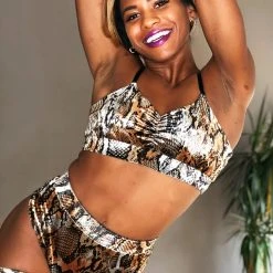 REV ACTIV Eclipse Top - Snake Velvet All Pole Wear