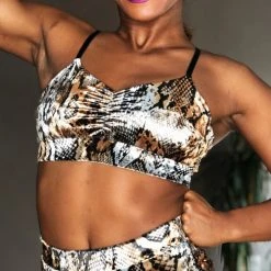 REV ACTIV Eclipse Top - Snake Velvet All Pole Wear