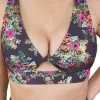 Cleo The Hurricane Twist Sports Bra - Gunmetal Garden All Pole Wear