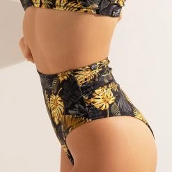 All Pole Wear Shark Polewear Charlotte Shorts - Gold Jungle