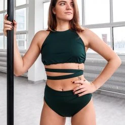 All Pole Wear REV ACTIV Second Skin Top - Bottle Green