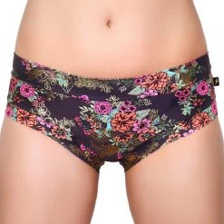 Cleo The Hurricane Gunmetal Garden Hot Pants