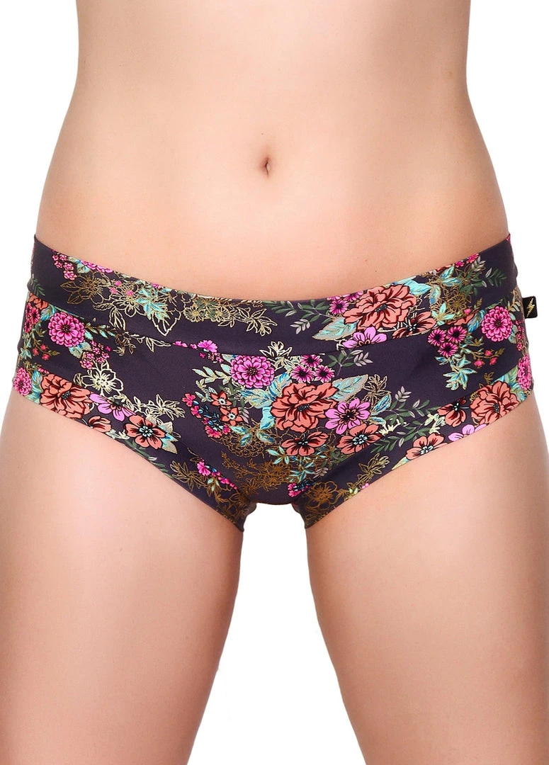 Cleo The Hurricane Gunmetal Garden Hot Pants 1 Cleo The Hurricane Gunmetal Garden Hot Pants