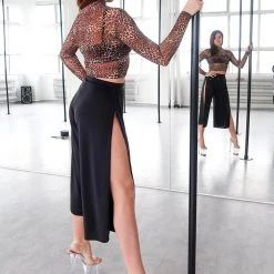 Back In Stock REV ACTIV Sensual Flow Pants (with Leg Slit) - Black 12 Back In Stock REV ACTIV Sensual Flow Pants (with Leg Slit) - Black