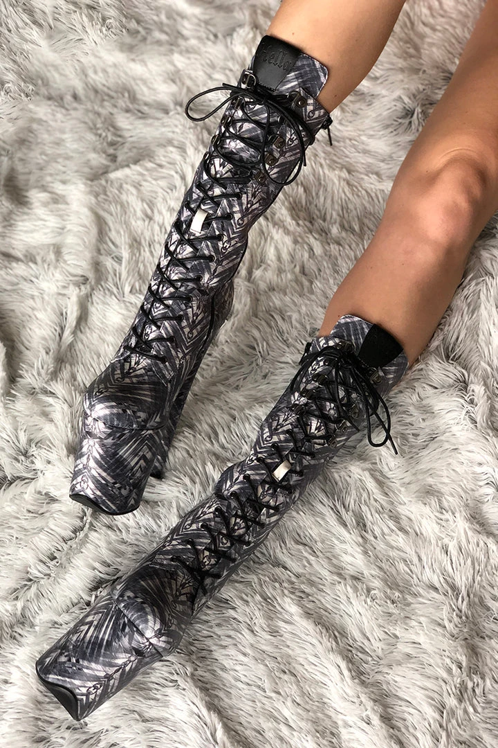 Shoes Hella Heels Cult Boots - 8inch 2 Shoes Hella Heels Cult Boots - 8inch