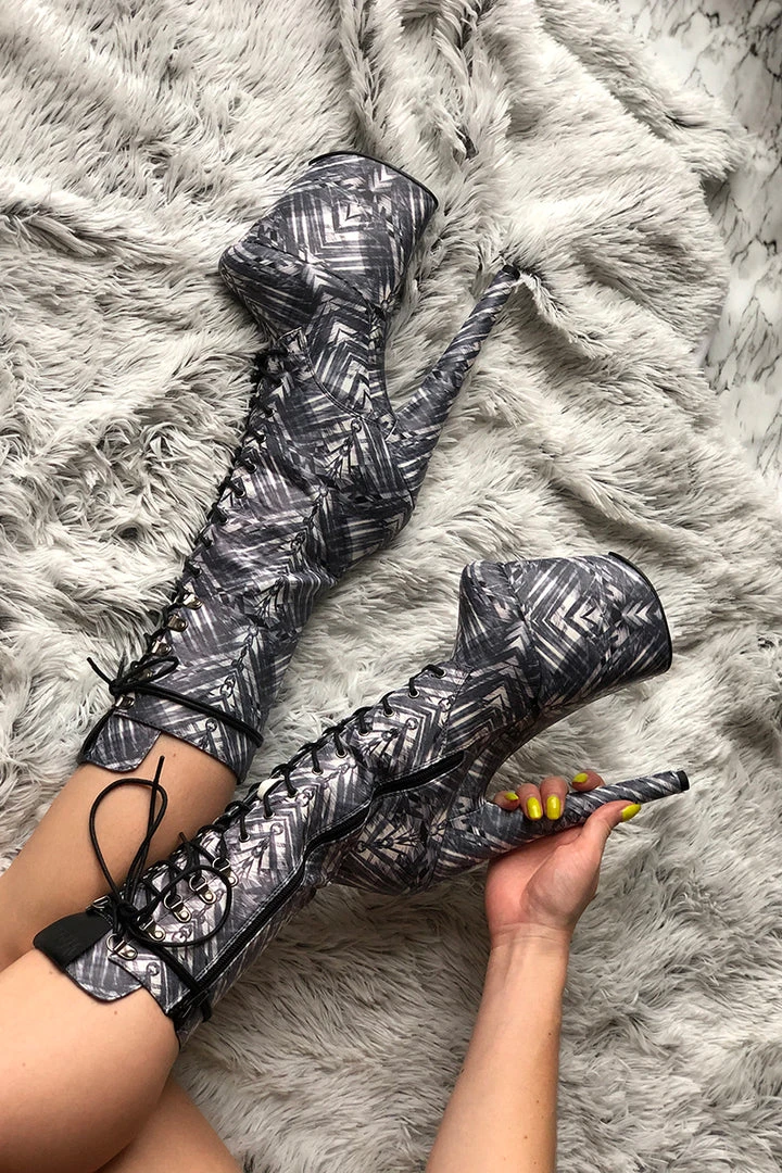 Shoes Hella Heels Cult Boots - 8inch 1 Shoes Hella Heels Cult Boots - 8inch