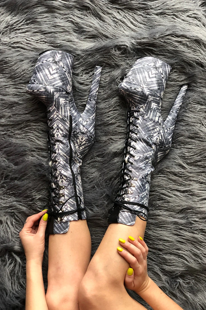 Shoes Hella Heels Cult Boots - 8inch 5 Shoes Hella Heels Cult Boots - 8inch