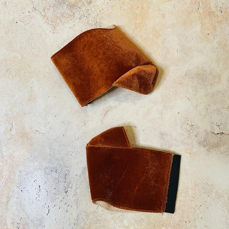 Hella Heels Classique Velvet Shoe Protector - Brandy Shoes 1 Hella Heels Classique Velvet Shoe Protector - Brandy Shoes