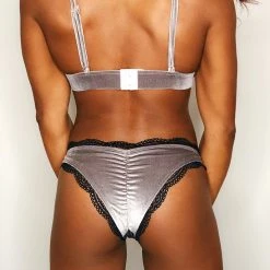 Shimmy & Sparkle Hong Kong Top - Silver Taupe All Pole Wear