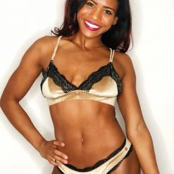 Shimmy & Sparkle Hong Kong Top - Golden Beige