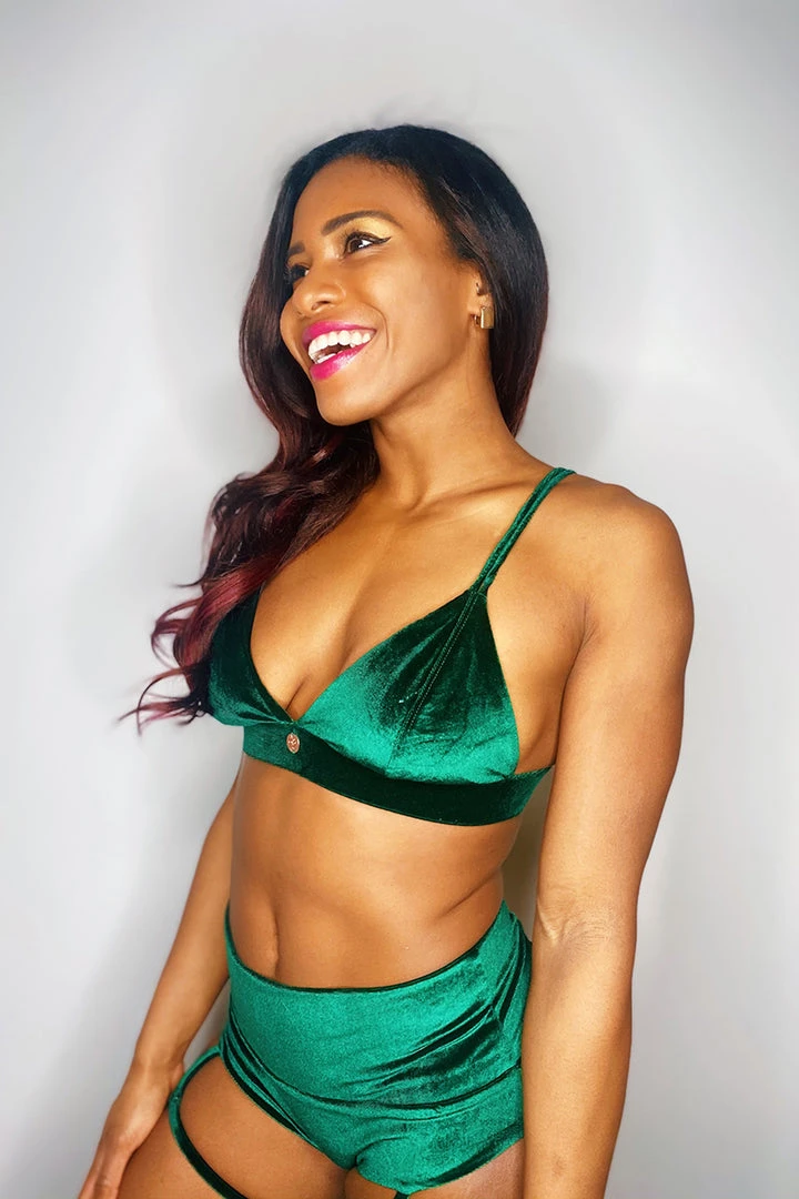 Shimmy & Sparkle Rio Top - Emerald Green 4 Shimmy & Sparkle Rio Top - Emerald Green