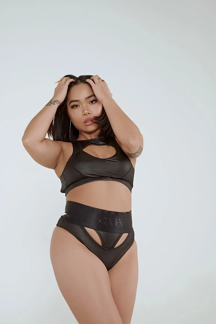 All Pole Wear Creatures Of XIX I Slay G-Banger Bottoms - Black