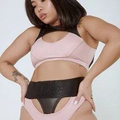 Creatures Of XIX I Slay G-Banger Bottoms - Pink/Black All Pole Wear