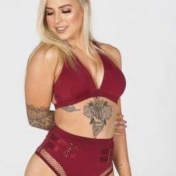 Tatiana Activewear Isla Shorts - Burgundy