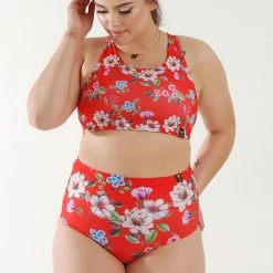All Pole Wear Pole Addict Openback Top - Just Blossom