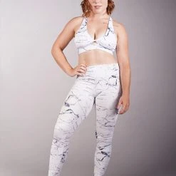 All Pole Wear Off The Pole Iconic Leggings - White Marble