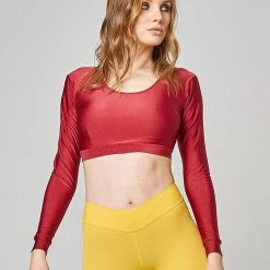 Shark Polewear Long Sleeve Top - Wine