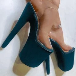 Shoes Hella Heels Classic Faux Suede 8inch Stilettos - Leonie 11 Shoes Hella Heels Classic Faux Suede 8inch Stilettos - Leonie