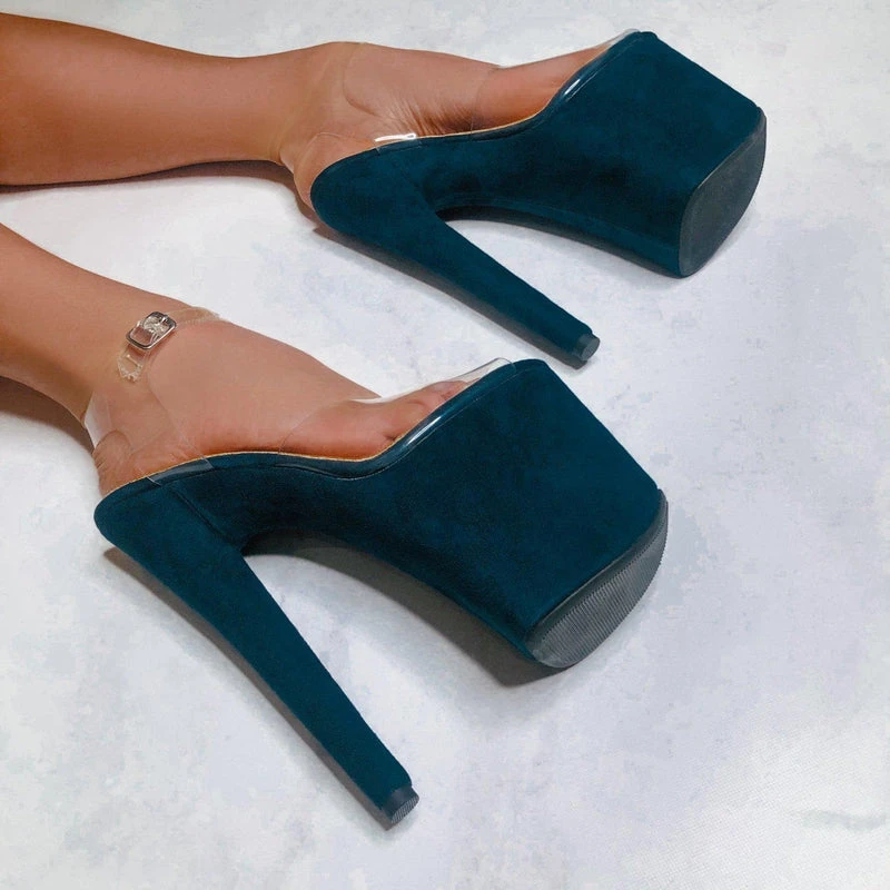 Shoes Hella Heels Classic Faux Suede 8inch Stilettos - Leonie 8 Shoes Hella Heels Classic Faux Suede 8inch Stilettos - Leonie