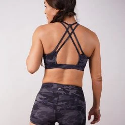 Off The Pole Lifestyle Sports Bra - Black Camouflage 10 Off The Pole Lifestyle Sports Bra - Black Camouflage