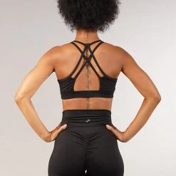 Off The Pole Lifestyle Sports Bra - Black Gator