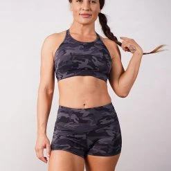 Off The Pole Lifestyle Sports Bra - Black Camouflage 11 Off The Pole Lifestyle Sports Bra - Black Camouflage