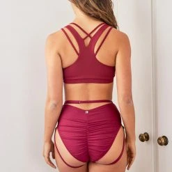 Lunalae Jaded Top - Wine All Pole Wear