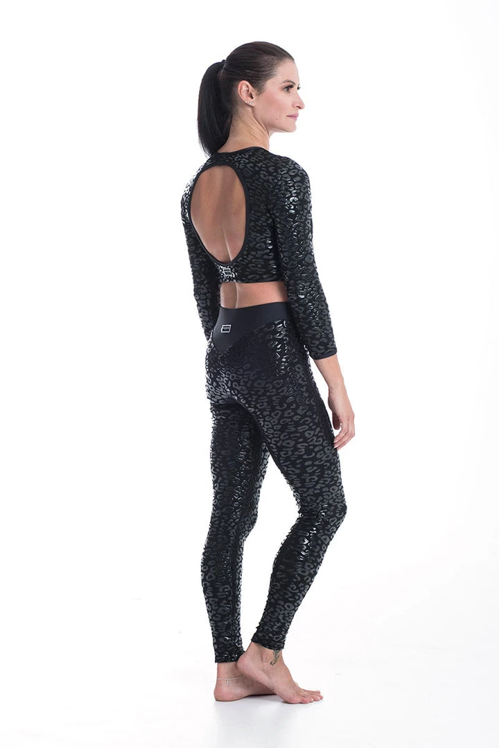 Paradise Chick Superhero Series Ultra Grip Leggings - Black Leopard 7 Paradise Chick Superhero Series Ultra Grip Leggings - Black Leopard