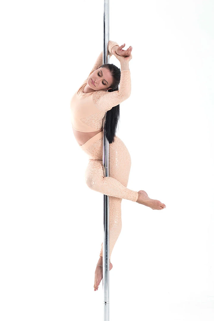 Paradise Chick Superhero Series Ultra Grip Leggings - Beige Leopard 5 Paradise Chick Superhero Series Ultra Grip Leggings - Beige Leopard