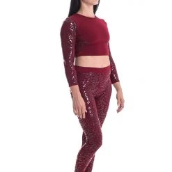 Paradise Chick Superhero Series Ultra Grip Crop Top - Cherry Leopard All Pole Wear 15 Paradise Chick Superhero Series Ultra Grip Crop Top - Cherry Leopard All Pole Wear