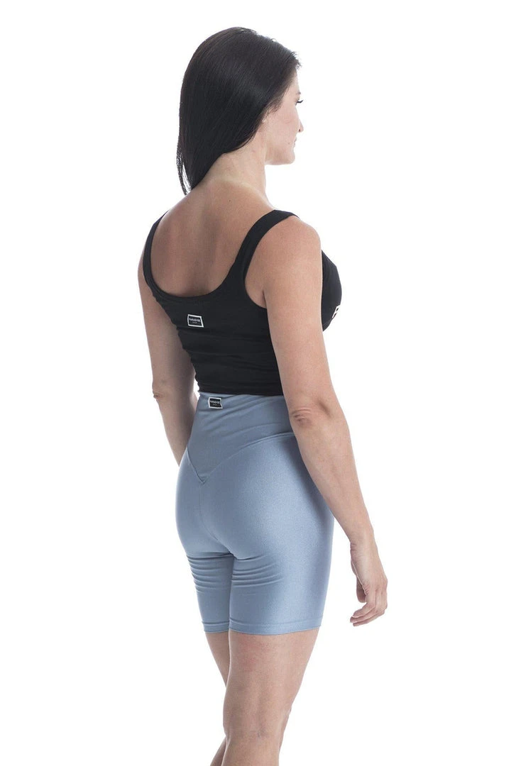 Paradise Chick Biker Shorts - Steel Blue 2 Paradise Chick Biker Shorts - Steel Blue