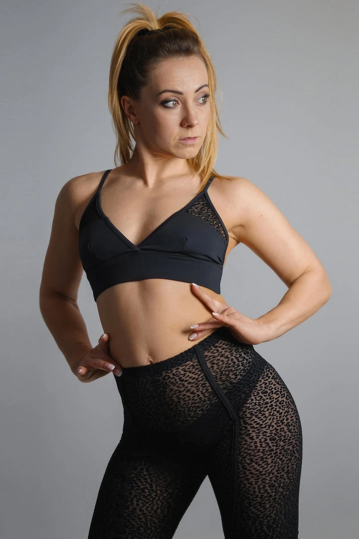Back In Stock Paradise Chick Sirène Triangle Top - Black Leopard 3 Back In Stock Paradise Chick Sirène Triangle Top - Black Leopard