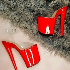 Hella Heels Classic Gloss 8inch Stilettos - Marilyn