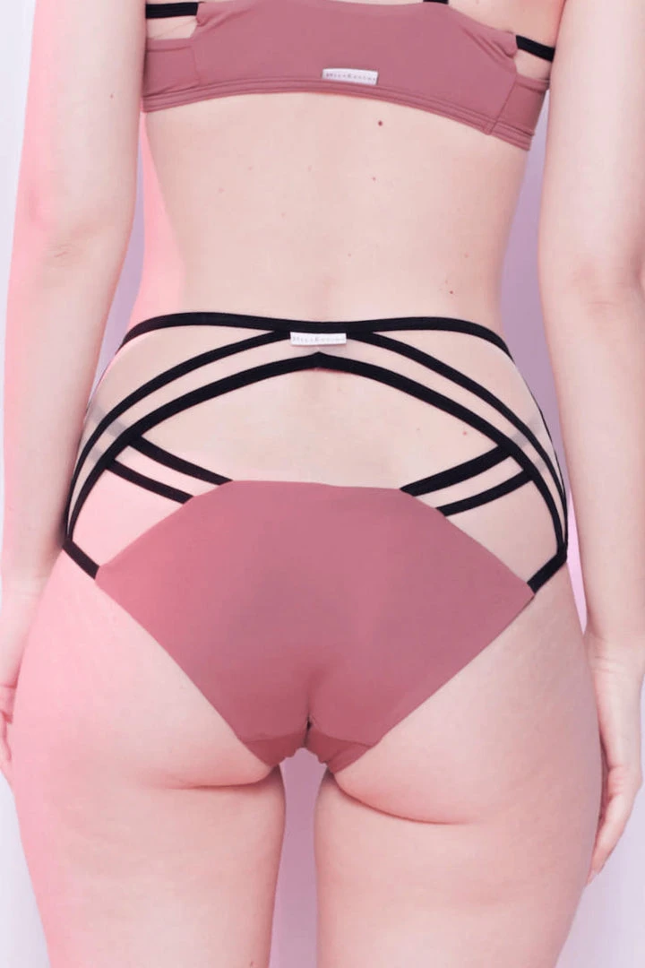 MilaKrasna Silvia Bottoms - Dark Rose All Pole Wear 2 MilaKrasna Silvia Bottoms - Dark Rose All Pole Wear