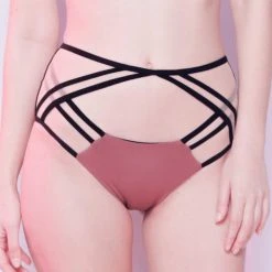 MilaKrasna Silvia Bottoms - Dark Rose All Pole Wear