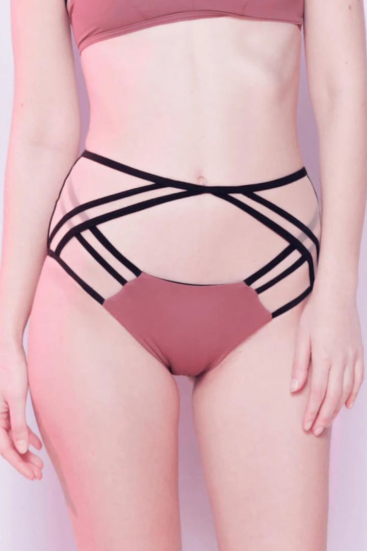 MilaKrasna Silvia Bottoms - Dark Rose All Pole Wear 1 MilaKrasna Silvia Bottoms - Dark Rose All Pole Wear