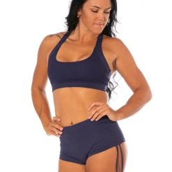 Off The Pole Classic Sports Bra - Navy Blue All Pole Wear