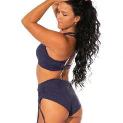 Off The Pole Classic Sports Bra - Navy Blue All Pole Wear
