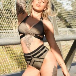 Tatiana Activewear Yuki Shorts - Black Mesh 19 Tatiana Activewear Yuki Shorts - Black Mesh