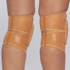 Queen Accessories Queen Grippy Kneepads - Caramel Plus Size Pole Wear