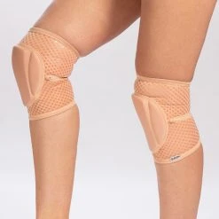 Queen Accessories Plus Size Pole Wear Queen Grippy Kneepads - Latte