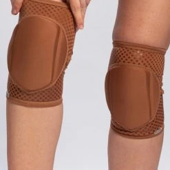 Queen Accessories Plus Size Pole Wear Queen Grippy Kneepads - Mocha