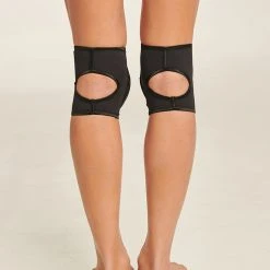 Paradise Chick Polecious Kneepads - Black Plus Size Pole Wear