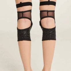 Paradise Chick Polecious Sticky Kneepads - Black