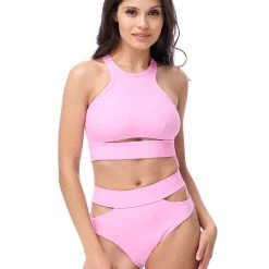 Bandurska Pink Cloud Bottoms - Pink