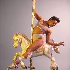 Rolling Calf High Socks - Pony Striped Accessories