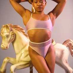 Rolling Vento Pony Reversible Bottoms - Pastel