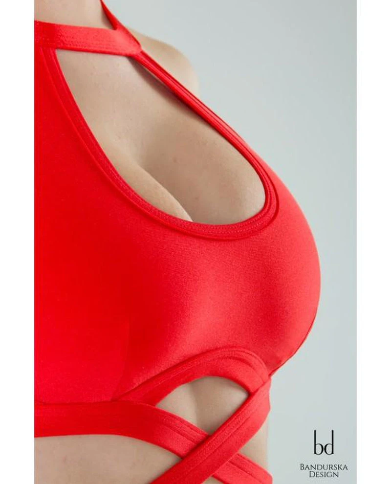 All Pole Wear Bandurska Poppy Top - Red 2 All Pole Wear Bandurska Poppy Top - Red