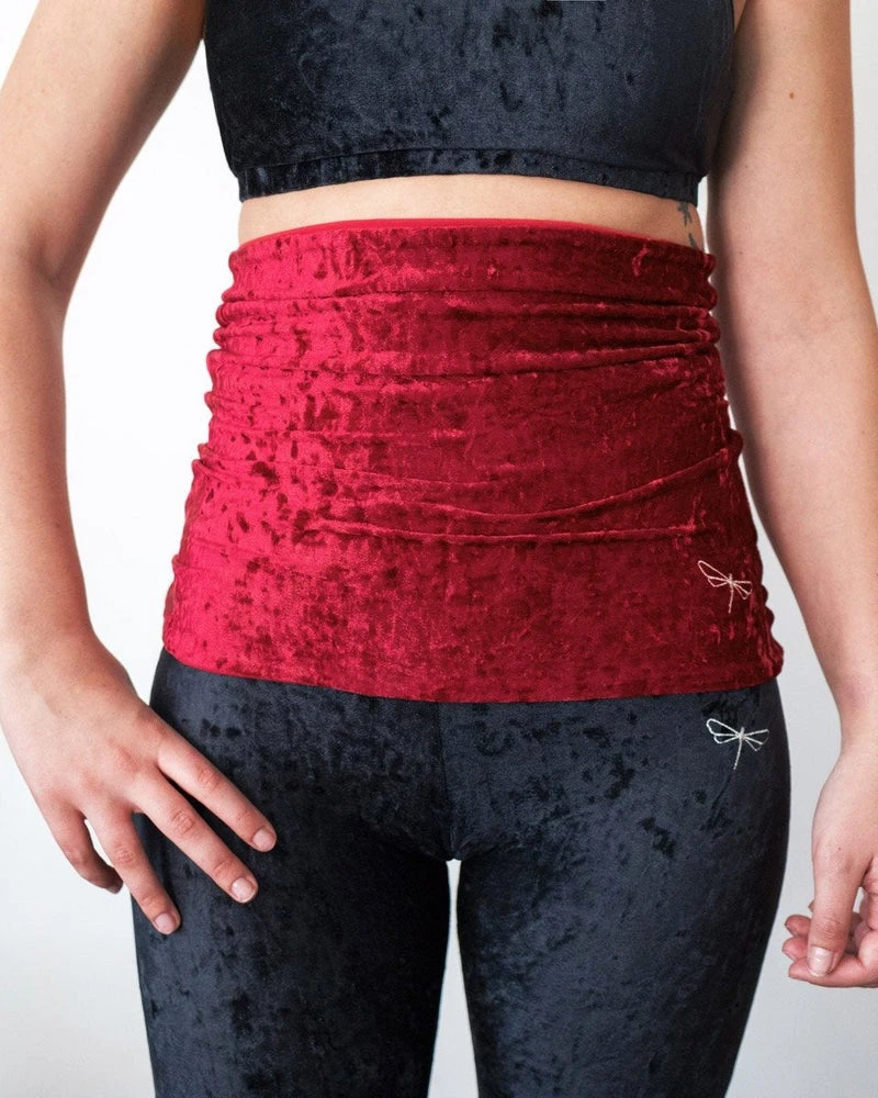 Dragonfly Back Warmer - Velvet Red 4 Dragonfly Back Warmer - Velvet Red